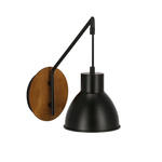 Lampa ścienna kinkiet 1X60W E27 czarny VARIO 21-73495