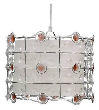 Lampa sufitowa wisząca Candellux Seneca 31-02983   E27 amber