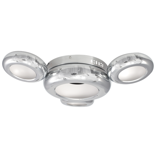 Lampa sufitowa chrom LED SPACE 55cm 