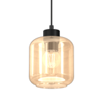 Lampa wisząca SOMBRA AMBER, MLP8370, czarny/bursztynowy, 1x60W E27