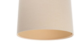 Lampa dziecięca w stylu Boho walec wysoki kremowy- średnica 60 cm 