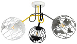  Lampa sufitowa do pokoju chłopca i dziewczynki  niebieska Edison Globus 3