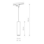 Lampa sufitowa PROFILE EYE BLACK