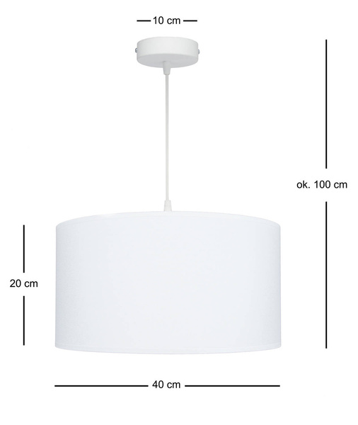 Lampa wisząca MIRROR B WHITE