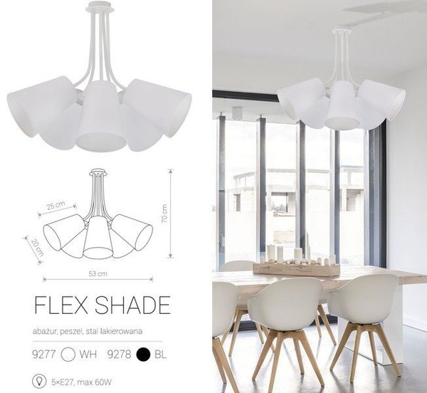 Lampa FLEX SHADE WHITE V