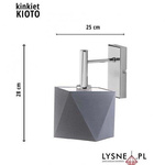 Oświetlenie ścienne KIOTO do pokoju dziecięcego