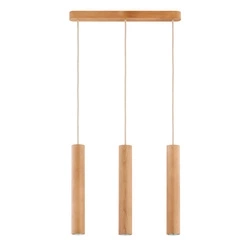 Lampa wisząca ALFA ANAID RUSTIKAL DREWNIANA 3xGU10 LED 52cm | 62284