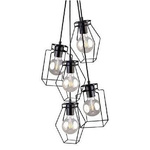 Lampa vintage FIORD V zwis retro 9665