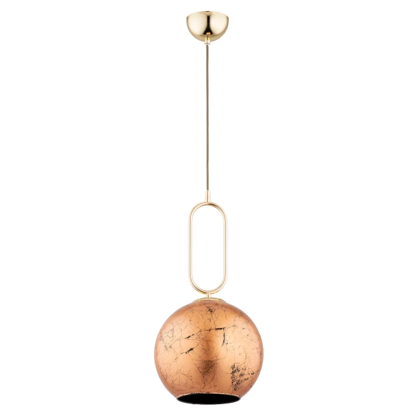 Lampa wisząca ALFA VAVIL MIX ZŁOTA 1xE27 25cm | 61178