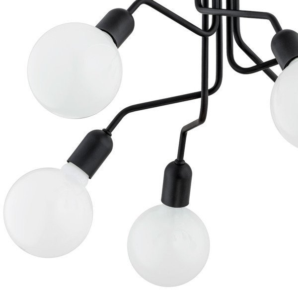 Lampa sufitowa COMBADO VI czarny śr. 54cm