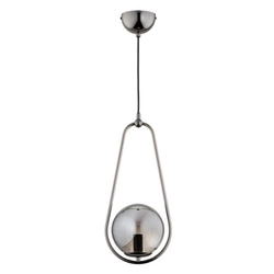 Lampa wisząca ALFA ELIPSA 150 CHROM 1xE14 18cm | 61248