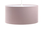 Lampa sufitowa do pokoju dziewczynki różowa duża Jasmine średnica 60 cm