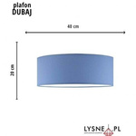 Plafoniera DUBAJ do pokoju dziecięc fi - 40 cm