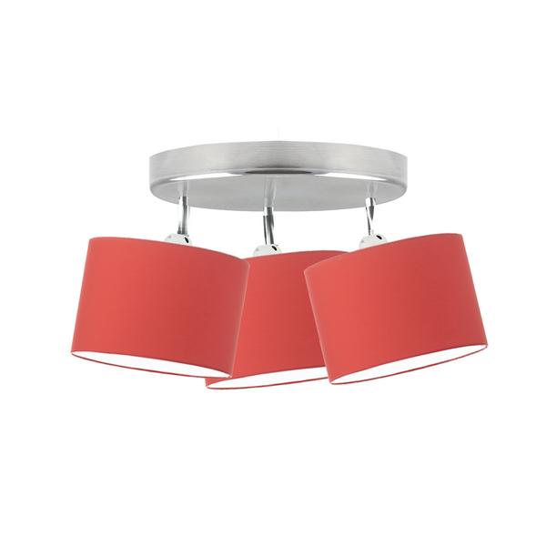 Lampa do pokoju chłopca niebieskie abażury Bajkowy Cylinderek 