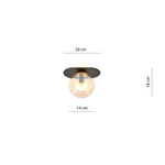 PLAZA 1 BLACK/MIODOWY