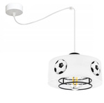 Lampa sufitowa do pokoju piłkarskiego pająk regulowana 2-punktowa Mundial 2xE27 Led