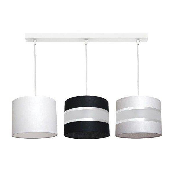Lampa wisząca z abażurem listwa ADELLA III szer. 62cm [abażur do wyboru]
