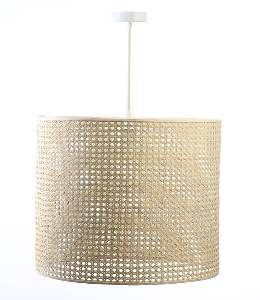 Lampa w stylu Boho Rotang z naturalnego ratanu- średnica 60 cm 