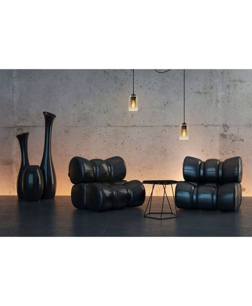 Nowoczesna Regulowana Lampa ze Szklanym Kloszem Loftowa