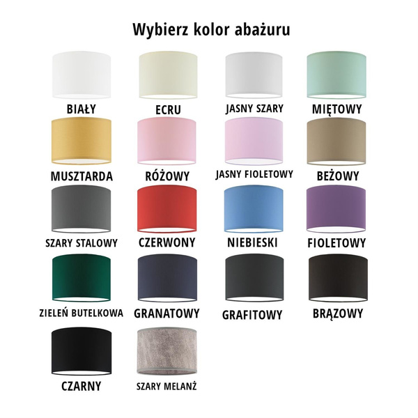 Lampa wisząca do pokoju dziecięcego miętowa Pueblo 