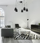 Lampa Wisząca APOLLO BLACK 5xE27