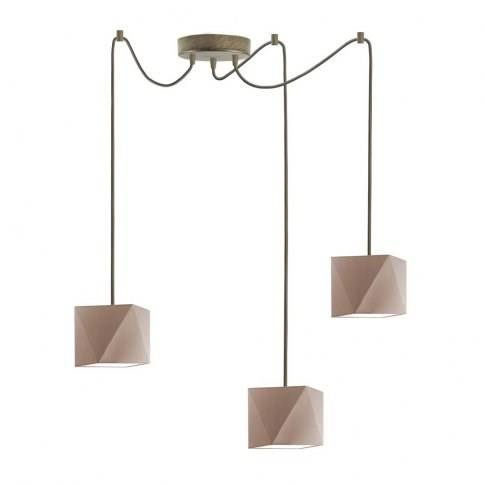 Lampa wisząca dla chłopca i dziewczynki niebieska Świetlisty Diamencik