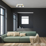 Lampa sufitowa spot JOKER WHITE/GOLD biało złoty 3xGU10