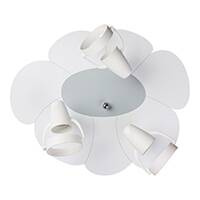Lampa sufitowa plafon Płatek biało-szary