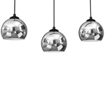 Lampa wisząca TORO BLACK / GOLD 3xE27