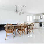 Nowoczesna lampa wisząca listwa SANTIAGO CLEAR MLP6608