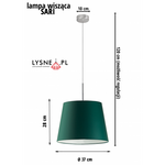 Lampa sufitowa SARI do pokoju dla chłopca i dziewczynki
