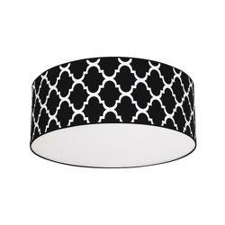 LAMPA SUFITOWA PIERRE BLACK 3xE27