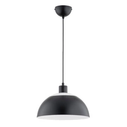 Lampa wisząca ALFA OKSA CZARNA 1xE27 30cm | 61294
