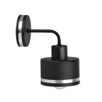 Kinkiet czarny/chrom lampa ścienna Wama 21-00422