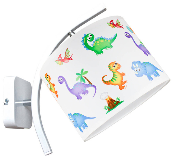 Lampa sufitowa do pokoju dziecka  nowoczesna z dinozaurami  Pająk Dino 4xE27 LED