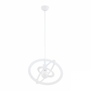 Lampa dziecięca wisząca  do pokoju dziecka GRADI ELIPSE WHITE E27 wys. 90cm | biały