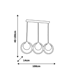 Nowoczesna lampa wisząca listwa BOSTON MLP5595