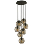 Duża lampa do salonu VETRO VII 