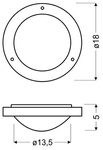 Lampa Sufitowa Candellux Aquila 12-69962 Plafon G9 Patyna Ip44
