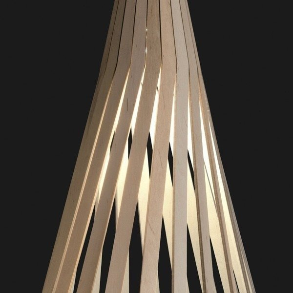 Lampa ze sklejki BIO 34cm GU10