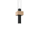 Nowoczesna lampa wisząca WEST BLACK 1xGU10 MLP5509