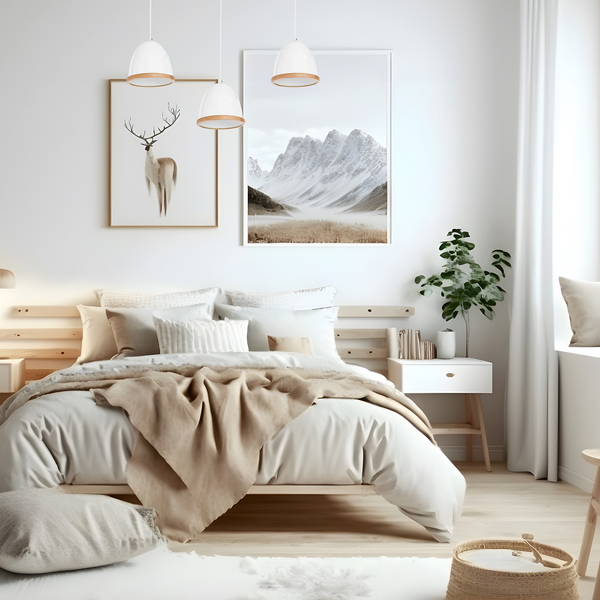 Lampa wisząca nowoczesna zwis STUDIO III biały szer. 65cm