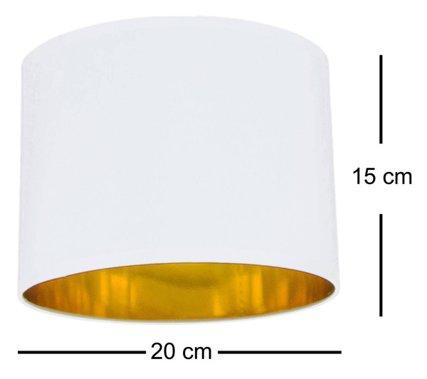 Nowoczesna biała lampa wisząca złoty środek Mirror Line White 3 