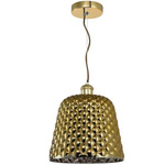 Nowoczesna lampa wisząca RIO złoty ML5556