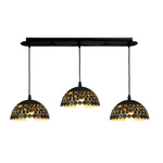 Lampa wisząca LISA, ML6136, czarny/złoty, 3x60W E27 
