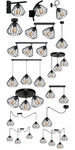 Lampa sufitowa młodzieżowa Druciak Loft 1xE27