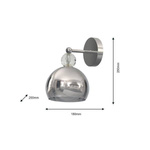 Lampa ścienna kinkiet TOLEDO MLP4243