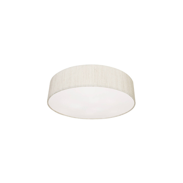 Lampa sufitowa plafon z abażurem TURDA III biały/srebrny śr. 50cm