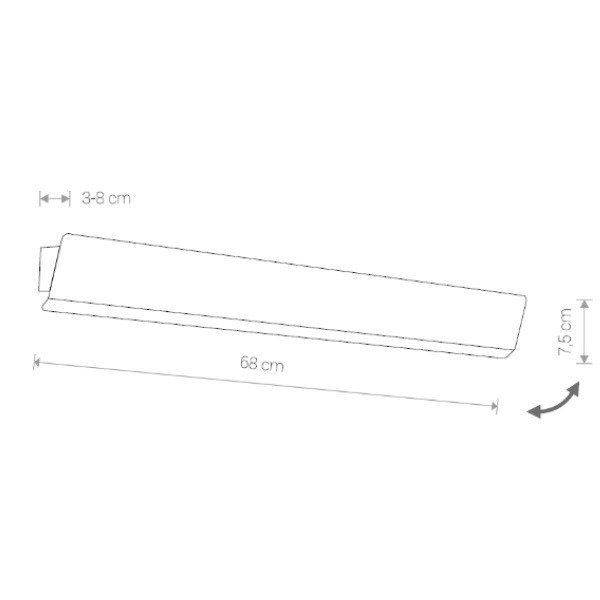 Lampa ścienna WING LED WHITE