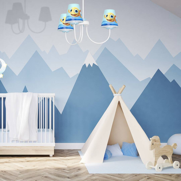 Lampa do pokoju dziecięco  RYBKA MiniMini 3xE14